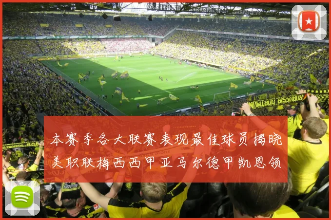 本赛季各大联赛表现最佳球员揭晓美职联梅西西甲亚马尔德甲凯恩领衔